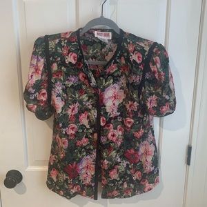 Vintage silk top